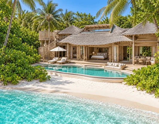 Bedroom Island Retreat with Slide